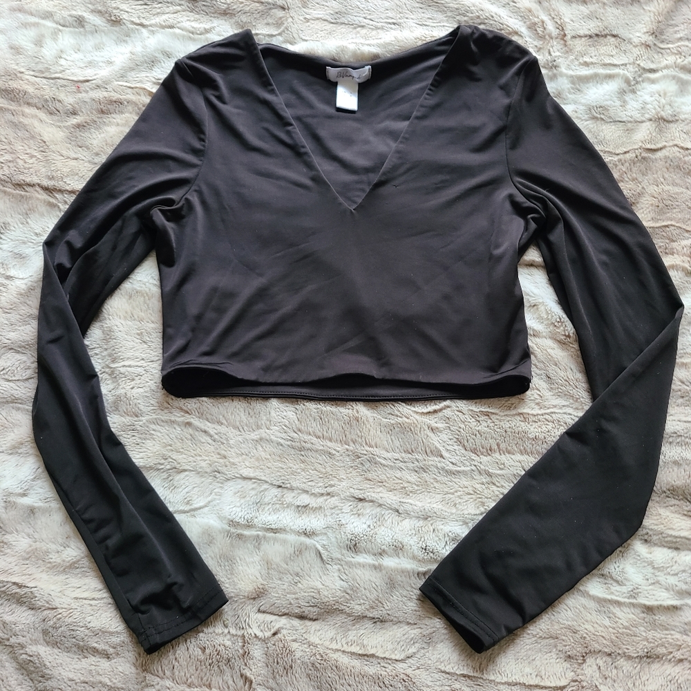 Black silk shirt